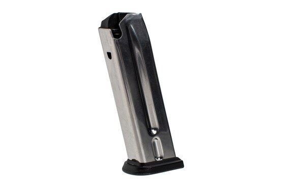 The Springfield XD Magazine 9mm gives you 10 rounds of 9mm at your disposal and is meant to work well with the pistol as it came from the factory.